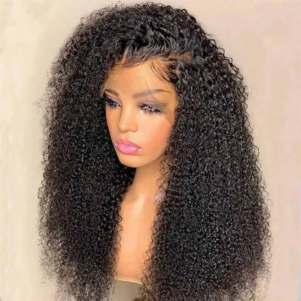 250 Density Lace Front Wig Human Hair 13x4 Jerry Curly Wigs for Women Pre Plucked with Natural Hair Brazilian Virgin