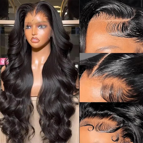 13x6 Body Wave HD Lace Front Vietnamese Virgin Human Hair Wigs 13x4 Lace Frontal Wig Pre Plucked 30 40Inch For Women 4x4 Closure