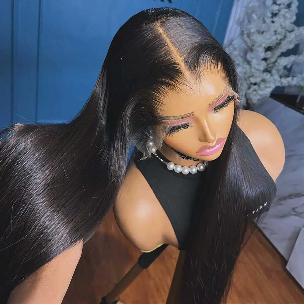 Straight Lace Front Wigs Human Hair 13X6 Hd Lace Frontal Wig 13X4 Bone Straight Human Hair Wig Glueless 5x5 Straight Closure Wig