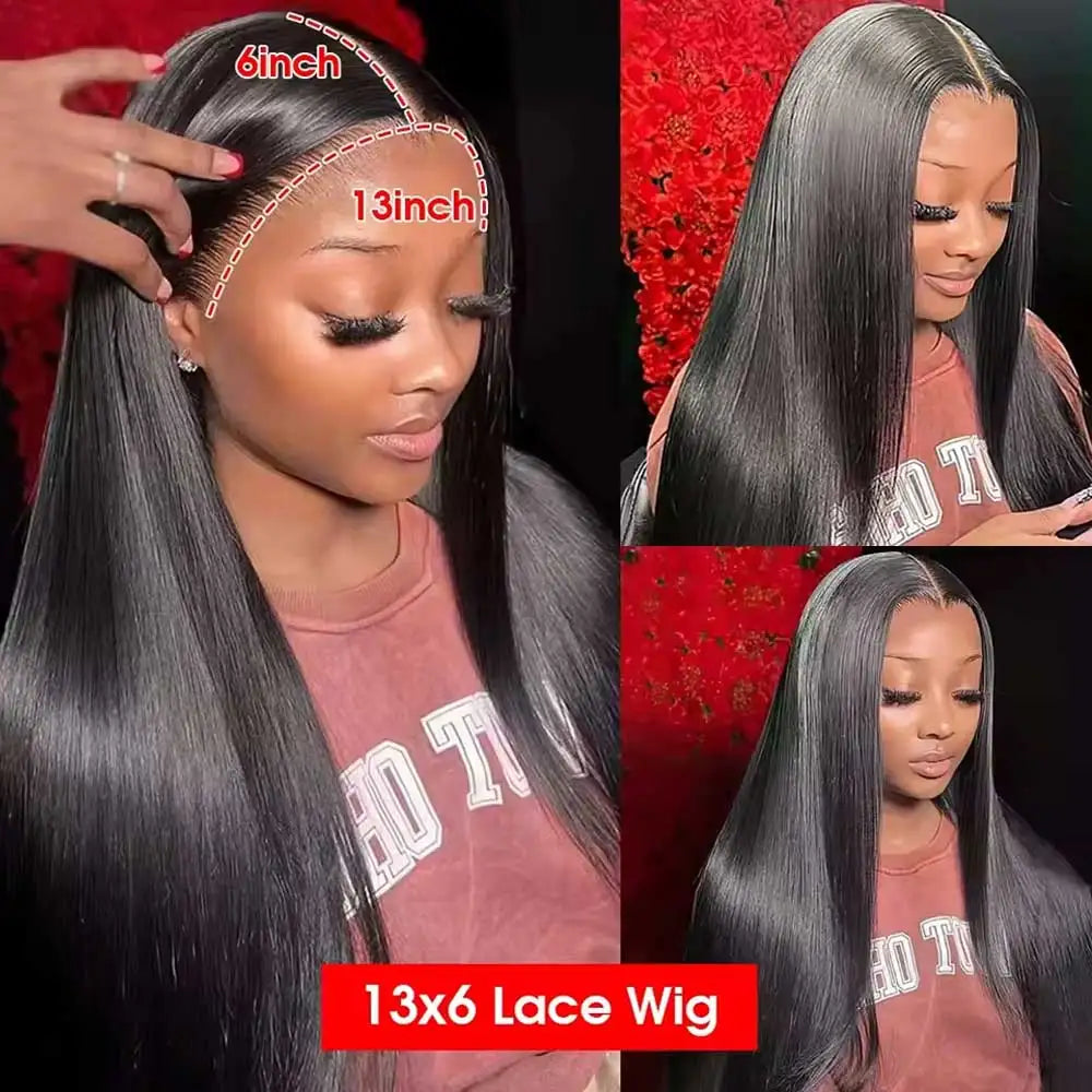 Straight Lace Front Wigs Human Hair 13X6 Hd Lace Frontal Wig 13X4 Bone Straight Human Hair Wig Glueless 5x5 Straight Closure Wig