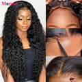 250 Density Wear and Go Glueless Wigs 100% Real Human Hair Pre Plucked Water Wave Curly Wigs for Women 4x4 Lace Closure Wig